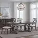 Provence Park Chateau Brown Extendable Rectangular Dining Room Set