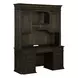 Parkside Estate Chateau Brown 66" Credenza and Hutch with LED