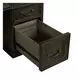 Parkside Estate Chateau Brown 66" Credenza and Hutch with LED