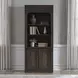 Parkside Estate Chateau Brown 2 Door Bunching Bookcase