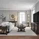 Provence Park Chateau Brown Rectangular Sofa Table