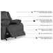 Draycoll Slate Power Recliner