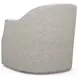 Escala Ariana Beige Upholstered Swivel Chair