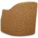 Escala Ariana Orange Upholstered Swivel Chair