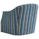 Escala Ariana Blue Upholstered Swivel Chair