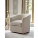 Sunset Key Candice Beige Upholstered Swivel Chair