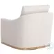 Corbin Effie Linen Swivel Lounge Chair
