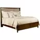 Spectrum Amaretto Queen Upholstered Storage Panel Bed
