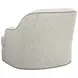 Alta Vista Gray Upholstered Swivel Chair with Nailhead Trim