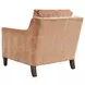 Turin Ariana Red and Brown Upholstered Lounge Chair