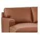 Langston Nutmeg Leather Modular Sectional