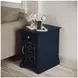 Craftsman Navy Chairside Table