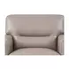 Elwyn Stone Leather Upholstered Accent Chair