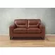 Elwyn Pecan Leather 64" Loveseat