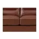 Elwyn Pecan Leather 64" Loveseat