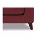Elwyn Cranberry Leather 64" Loveseat