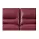 Elwyn Cranberry Leather 64" Loveseat