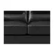 Elwyn Black Leather 64" Loveseat