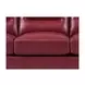 Elwyn Cranberry Leather 87" Sofa