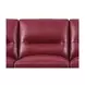 Elwyn Cranberry Leather 87" Sofa