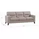 Elwyn Stone Leather 87" Sofa