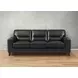 Elwyn Black Leather Living Room Set