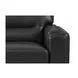 Elwyn Black Leather 87" Sofa