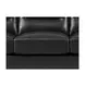 Elwyn Black Leather 87" Sofa