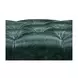 Picavel Green Leather Upholstered Rectangular Ottoman with Nailhead Trim