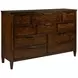 Spectrum Amaretto Upholstered Storage Panel Bedroom Set