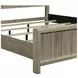 Proximity Place Barley Buff and Beige California King Upholstered Poster Bed