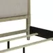 Proximity Place Barley Buff and Beige California King Upholstered Poster Bed