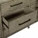 Proximity Place Barley Buff 9 Drawer Dresser and Square Mirror