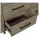 Proximity Place Barley Buff 9 Drawer Dresser and Square Mirror