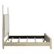 Proximity Place Barley Buff and Beige Queen Upholstered Poster Bed