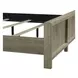 Proximity Place Barley Buff and Beige Queen Upholstered Poster Bed