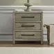 Proximity Place Barley Buff 3 Drawer Nightstand with USB Charging