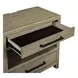 Proximity Place Barley Buff 2 Drawer Bedside Chest with USB Charging and LED