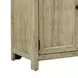 Central Place Barley Buff and White 4 Door Stone Top Accent Buffet