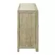 Central Place Barley Buff and White 4 Door Stone Top Accent Buffet