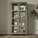 Central Place Barley Buff 2 Glass Door Bunching Display Cabinet with LED