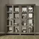 Proximity Place Barley Buff 2 Piece Bunching Display Cabinet Set with LED