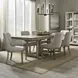 Proximity Place Barley Buff and Beige 7 Piece Extendable Double Pedestal Base Dining Set