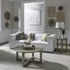 Proximity Place Barley Buff Round Chairside Table
