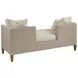 La Costa Brown and Gray Sebastian 79" Settee