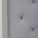 Reflections Pearl White and Gray King Upholstered Panel Bed with LED