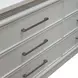 Reflections Pearl White and Rhinestone 6 Drawer Dresser with LED