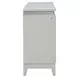 Reflections Pearl White and Rhinestone 6 Drawer Dresser with LED