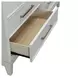 Reflections Pearl White and Rhinestone 6 Drawer Dresser with LED