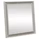 Reflections Pearl White and Rhinestone Lighted Rectangular Mirror